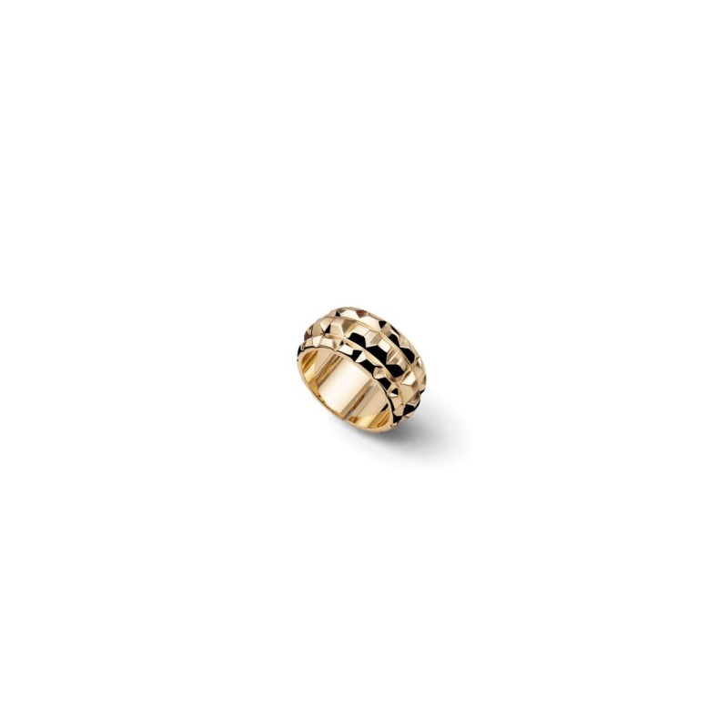 Anello sfaccettato dorato Mod.2794 [1f5322ad]