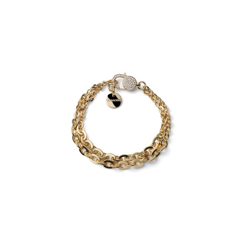Bracciale forzatina doppia e zirconi Mod.2799 [17b03285]