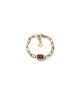 Bracciale Joya catena e cristallo marrone Mod.2824 [715146c2]