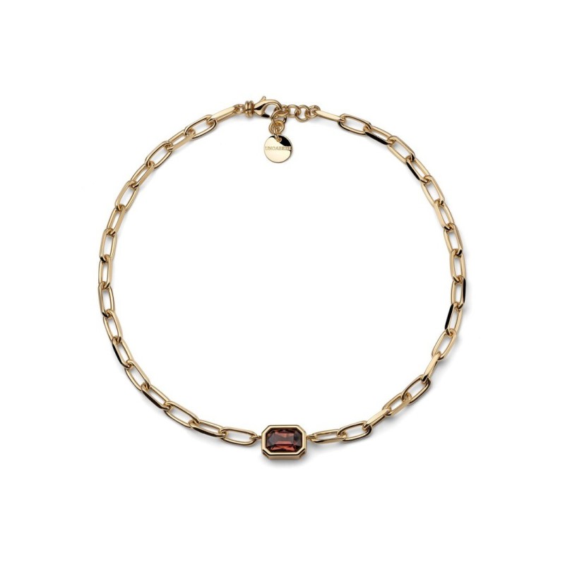 Collana catena Joya cristallo marrone Mod.2833 [1d778d22]
