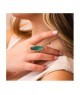 Anello placcato oro giallo con pietra grande verde acqua ovale Mod.XAN232DT [df35cb8f]