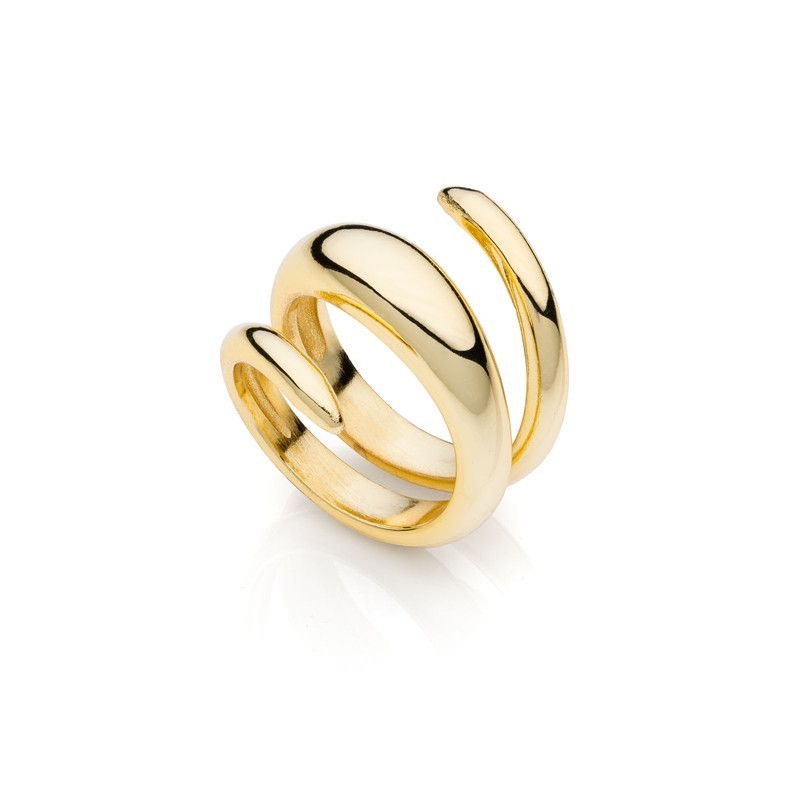 Anello dorato a spirale MOD. 2402 [2f462589]
