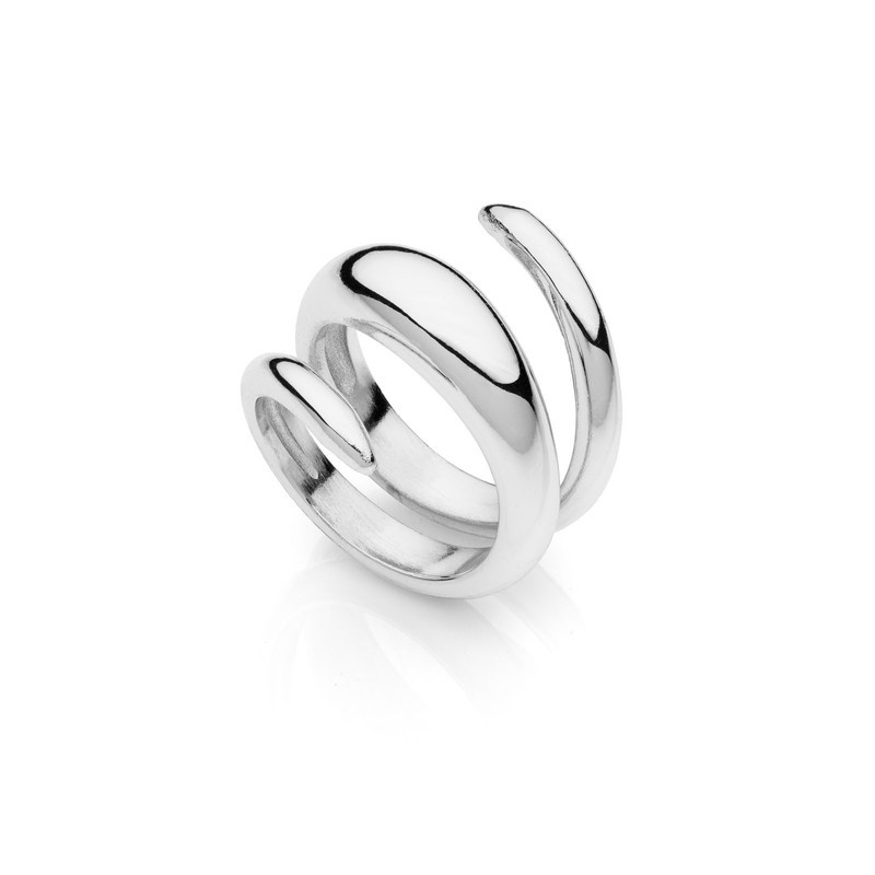 Anello argentato a spirale MOD. 2403 [a8eafd88]