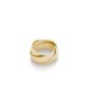 Anello dorato doppio Lux  MOD. 2420 [2111cd3b]
