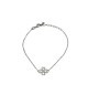 Bracciale con quadrifoglio in argento 925 mod. b0279 [95f78a69]