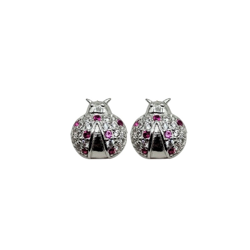 orecchini coccinella in argento 925 mod. e2178 [6cca3360]