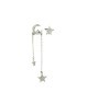 Orecchini stella e luna in argento 925 mod. e2290 [15fae48c]