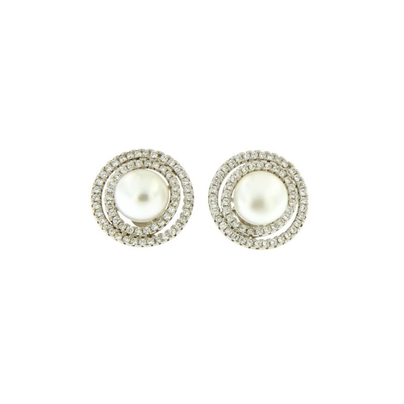 orecchini in argento 925 con perle mod. e2727 [ea738b79]