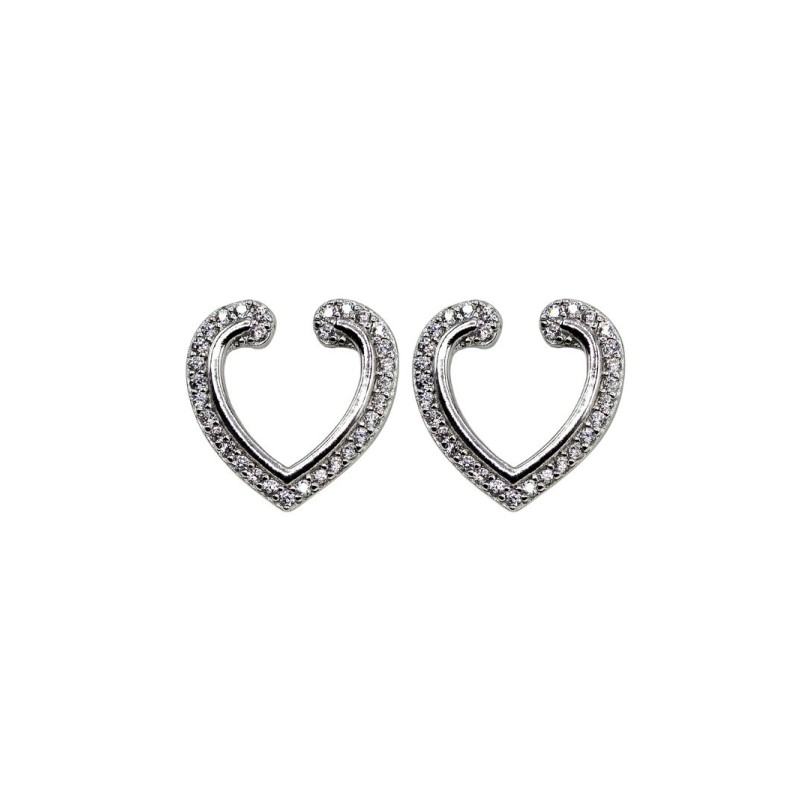 Orecchino cuore in argento 925 mod. e2926 [f294548b]