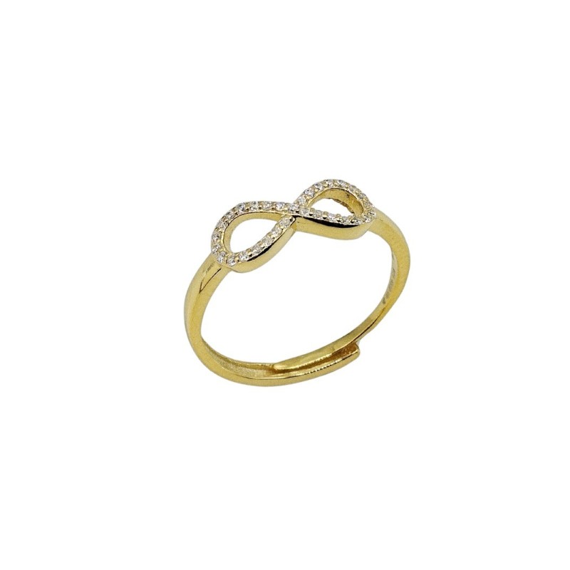 Anello infinito in argento 925 mod. r1350 [13ac9963]