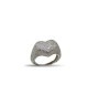 anello cuore  in argento con pavè di zirconi mod. r1859 [e4ed39fb]