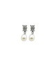 orecchini in argento con perla e zirconi mod. tghea7569 [615a2072]
