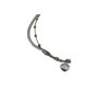 bracciale fettuccina in argento 2 fili con cuore mod. ncbr1200 [d936fa12]