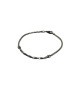 bracciale in argento rutenio da 21 cm mod. ncbr1465 [77527800]