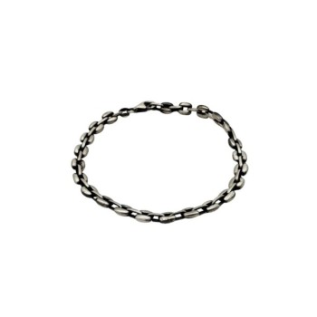bracciale in argento rutenio da 21 cm mod. ncbr4152 [1a7b757b]