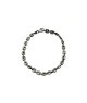 bracciale in argento rutenio da 21 cm mod. ncbr4152 [c35d3676]