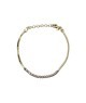 bracciale in argento dorato con centrale tennis mod. ncbr980 [ba572803]