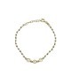 bracciale in argento dorato con quadrifogli mod. ncbr981 [e4ddb30f]