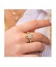Anello placcato oro giallo con motivo floreale definito da zirconi e fiore centrale crystal mod. xan224d [5cc6ad60]