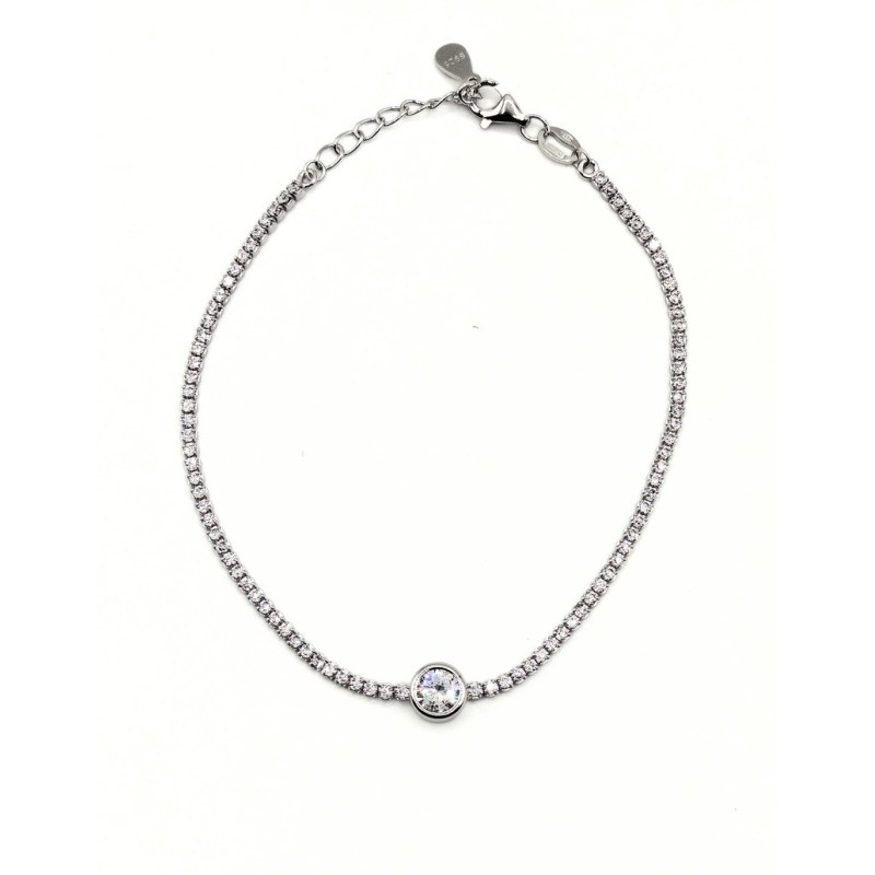 BR.IN ARG E ZIRCONI CON CENTRALE TONDO MOD. 74205 [e05767cc]