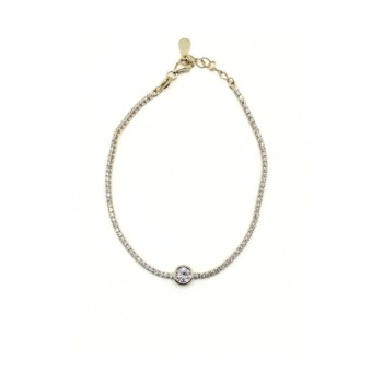 BR.IN ARG E ZIRCONI CON CENTRALE TONDO MOD. 74205 [df7dec9f]