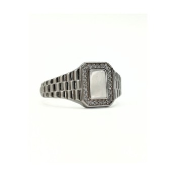 ANELLO UOMO IN ARGENTO REGOLABILE MOD. 74255 [6a6e9738]