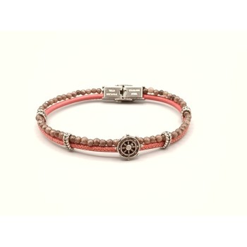 Bracciale Uomo in Pelle Mod.BRU00982 [4c49722b]
