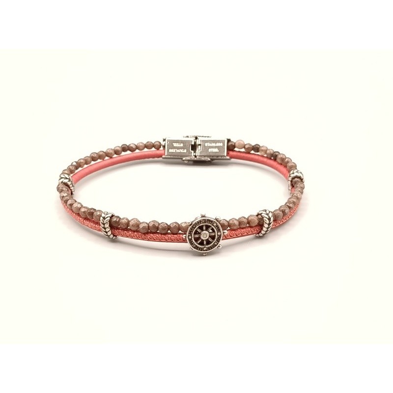 Bracciale Uomo in Pelle Mod.BRU00982 [4c49722b]