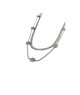 Collana in acciaio 316L  anallergico composta da 2 fili Mod.CLD00053 [8905cf5e]