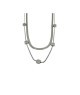 Collana in acciaio 316L  anallergico composta da 2 fili Mod.CLD00053 [50238c53]
