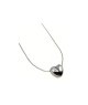 Collana cuore bombato mod. ITAARGCL118 [0ff75ee6]