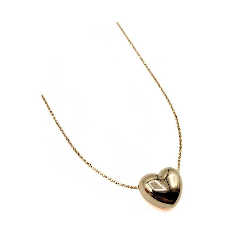Collana cuore bombato mod. ITAARGCL118 [87c014b1]