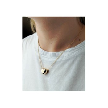 Collana cuore bombato mod. ITAARGCL118 [e9fb96b8]