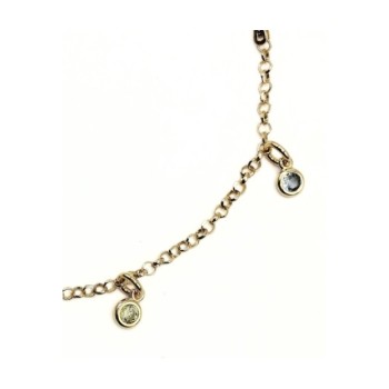 br. punti luce multicolor pendenti in arg. MOD. SSBR810 [86db4a6b]