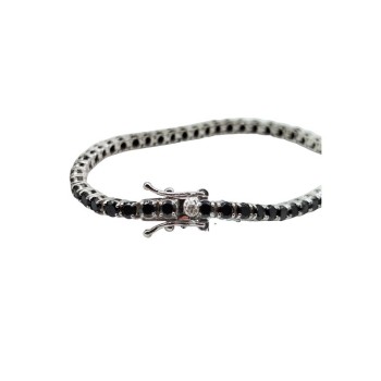 bracciale tennis in argento con zirconi colorati 3 mm mod. tghbrten3mm18c [eea0fc97]