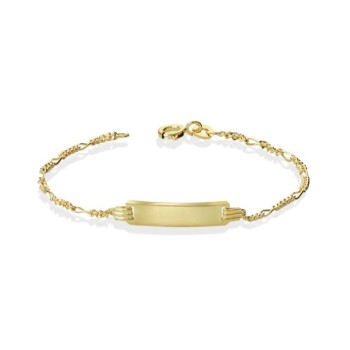 BRACCIALE IN ORO 9KT TARGA MOD. 1164 [673a9809]