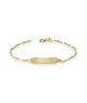 BRACCIALE IN ORO 9KT TARGA MOD. 1164 [673a9809]