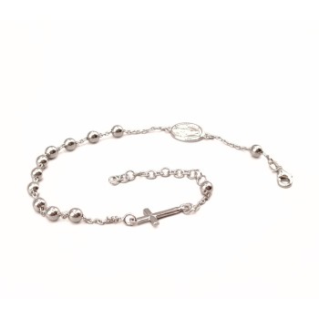 Bracciale Rosario in Argento Mod.BRROS039A