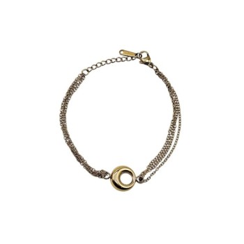 Bracciale in acciaio maglia forzatina multi filo Mod.BRD00595 [65948b72]