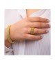 Anello placcato oro giallo a fascia larga con texture sferica e zirconi incastonati Mod.XAN226DG [dd86f4ab]