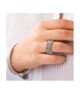 Anello a fascia larga con texture sferica e zirconi incastonati Mod.XAN226G [0c1bdede]