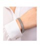Bracciale rigido con texture sferica e zirconi incastonati Mod.XB1050 [528b542f]