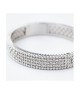 Bracciale rigido con texture sferica e zirconi incastonati Mod.XB1050 [e0c6d235]