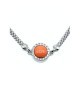 collana in argento maglia popcorn mod. yugcl15b [54252d32]