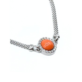 collana in argento maglia popcorn mod. yugcl15b [e998620a]
