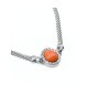 collana in argento maglia popcorn mod. yugcl15b [e998620a]
