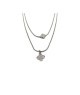 Collana in acciaio 316L  anallergico composta da 2 fili Mod.CLD00313 [24ddb18b]