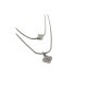 Collana in acciaio 316L  anallergico composta da 2 fili Mod.CLD00313 [fdfbf286]