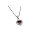 collana in acciaio con cuore e zirconi mod.PDD00261 [8119bcaa]