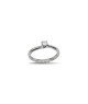 ANELLO SOLITARIO IN ARGENTO 925 E MOISSANITE 0,3  KT MOD. 78441 [e13eb31a]